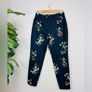 Ted Baker London Elopia Entangled Enchantment Floral Trousers Pants Size 3
